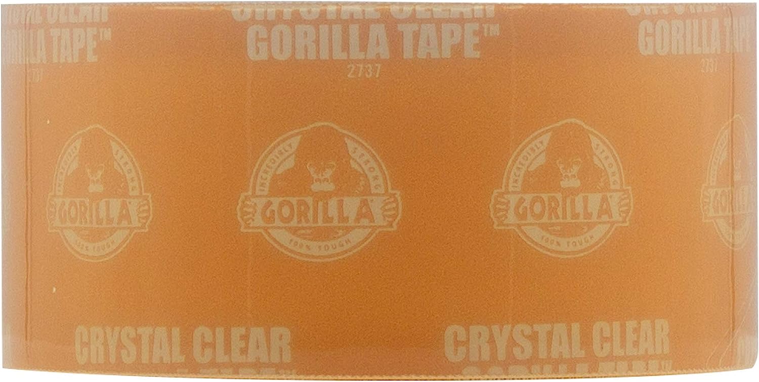 Gorilla Crystal Clear Repair Duct Tape, 1.88” x 18 yd, Clear, (Pack of 1) - Image 8